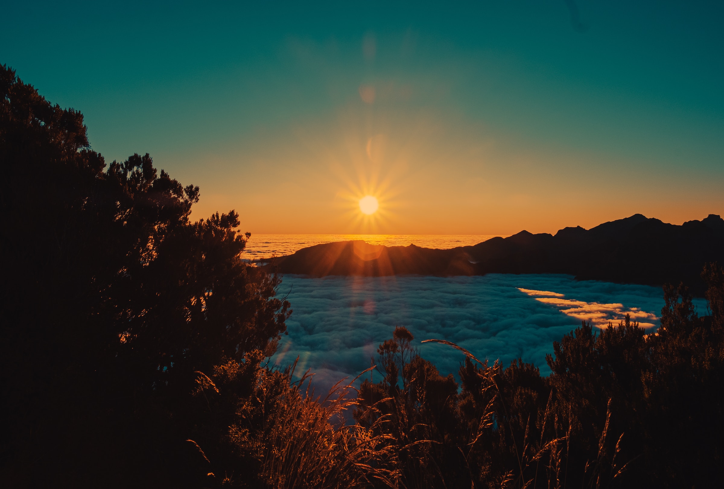 Sonnenuntergang am Pico do Areeiro